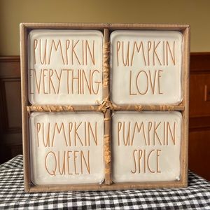 Rae Dunn Fall Coasters